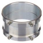 AMERICAN FITTINGS ERS250CPLG Dual Rated Conduit Coupling, 2-1/2 in, For Use With: EMT/Rigid/IMC Conduit, Alloy Steel, Zinc Plated with Clear Chromate
