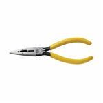Klein® VDV026-049 Long Nose Plier, Groove Jaw, 2 in Jaw Length, 0.7 in Jaw Width, Steel Jaw, 6.8 in OAL, 0.095 x 0.125 in Tip Width