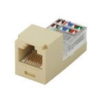 Panduit® CJ88EIY Mini-Jack™ Unshielded Universal UTP Jack Module, Cat 3/Mini-Com® Module, Surface Mounting, 1 Ports, ABS
