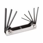 Klein® 70581 Folding Hex Key Set, Measurement System: Imperial, 8 Piece, 1/20 to 5/32 in Hex