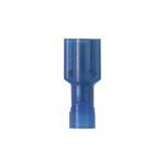 Panduit® Pan-Term® DNF14-188FIB-C DNF-FIB Vibration Resistant Female Disconnect, 16 to 14 AWG Conductor, Brass, Blue