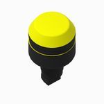 Allen-Bradley 855PC-B20ME822 Light and sound comb Alarm, 240V AC, 45 mm Diameter Sounder and LED, Yellow, 22.5 mm Round Mounting Hole