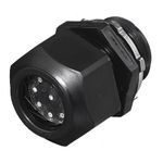 Wiring Device-Kellems SEC75B452 Multi-Hole Cord Grip Connector, Cable Openings: 0.205 in, Nylon