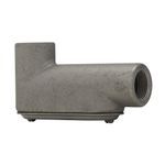 Crouse-Hinds Condulet® SnapPack™ LB57CG Type LB Pre-Assembled Conduit Body, 1-1/2 in Hub, Form 7 Form, Feraloy® Iron Alloy, Aluminum Acrylic Painted/Electro-Galvanized