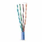 HITACHI 38891-8-BL-2 350™ Cat 5 Enhanced UTP Plenum Cable, 300 VAC, (8) 24 AWG Bare Copper Conductor, 250 ft L