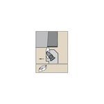 Kennametal® 1097673 Top Notch™ Indexable Threading Toolholder, NSU Tool Holder, Insert Compatibility: NTU4R, Right Hand Cutting Direction, 3/4 in H x 3/4 in W Shank, 5 in OAL