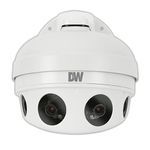 MEGApix® PANO™ DWC-PZV2M72T Multi-Sensor Vandal IP Camera, Fixed Lens, 4000 x 3000 pixel Pixels, H.264 Video Outputs, White Housing, Outdoor Indoor/Outdoor