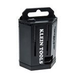Klein® 44103 Blade Dispenser, 4-21/64 in OAL x 1-19/64 in OAW x 2-51/64 in OAH, For Use With All Standard Utility Knife, Plastic