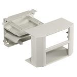 PREMISE WIRING BaseTrak® PB3IND2G 2-Gang Extruded In-Line Non-Metallic Standard Device Box