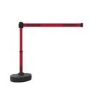 Banner Stakes PL4164 PLUS Barrier Set, Red Double-Sided "Danger", Includes: 1 PLUS Stanchion, 1 PLUS Base, 1 PLUS Banner Head, Belt Length 15 ft, Suitable for Indoor/Outdoor Use