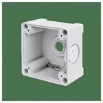 VIVOTEK AM-719 Junction Box, For Use With: IB836BA-EHF3/EHT/HF3/HT, IB8382-EF3/ET/F3/T, IB9371-(E)HT, IB9381-(E)HT, IB9365-(E)HT, IB9367-(E)H(T), IB8377-(E)HT, IB9391-EHT and IB9387-(E)H(T) Bullet Network Camera, Aluminum Alloy, White