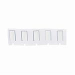 Brady® PermaSleeve® M-187-075-342 M Series 1-Sided Wire Marker Sleeve, 3/4 in L x 0.235 in W, Polyolefin, Black on White