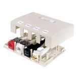 PREMISE WIRING ISB4OW Surface Mount Box, Surface Mount