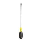 Jonard Tools® SDC-3810 Screwdriver, Cabinet Slotted Point, 3/8 in Point, S2 Steel Shank, 14-3/8 in OAL, Rubber Handle