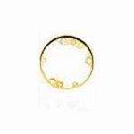 PREMISE WIRING S5016 Replacement Cover Flange, 4.19 in Dia, Brass
