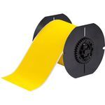 Brady® B30C-4000-855-YL B30 Series ToughWash Washdown Resistant Labels 4 in W x 50 ft L Yellow, Cartridge of 50 Feet, Ribbon Series: B30-R6000