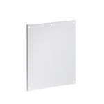 Hoffman A90P48F2 PNL30 Half Enclosure Panel, 44 in W x 39.88 in H, 10 ga Steel, White