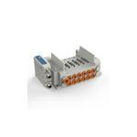 SMC® SS5Y7-10SEAN-10B-N11 SY7000 Side/Bottom Ported Valve Manifold, 10 Stations