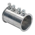 Bridgeport® 243-DC Conduit Coupling, 1-1/4 in, For Use With: Aluminum/Steel EMT Conduit, Die Cast Zinc, Ball Burnished/Mirror Smooth