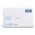 HID® iCLASS® 2000CGGNN Non-Programmed Printable Access Control Card With 2 App Areas, 2 to 3 in Read, For Use With: iCLASS® Readers