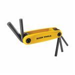 Klein® Grip-It® 70570 Hex Key Set, Measurement System: Imperial, 5 Piece, 3/16 to 3/8 in Hex, Holder Handle, Steel Alloy