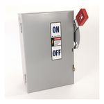 Rockwell Automation 1494H-BA3H6 Fusible Heavy Duty Safety Switch, 600 VAC, 30 A, 2 to 3 hp, 1-1/2 to 3 hp, 3 to 7-1/2 hp, 5 hp