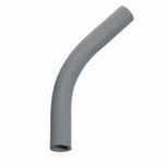 Carlon® UA7AJ SCH 40 Plain End Standard Radius Conduit Elbow, 2 in Trade, 45 deg, PVC