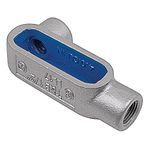 Ocal® LL27-G Ocal-Blue® Type LL Conduit Body, 3/4 in Hub, 6.6 cu-in Capacity, Form 7 Form, Iron, PVC Coated