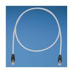 Panduit® PanNet® STPCH3MBBL F/UTP Shielded Patch Cord With Pan-Plug® Shielded Modular Plug, Category: Cat 5e, 26 AWG Stranded Copper Conductor, RJ45 Connector, 9.84 ft Cord Length, Black