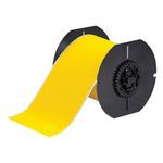 Brady® ToughWash® B30C-4000-855-YL Washdown-Resistant Printer Label, 50 ft H x 4 in W, Yellow Legend/Background, B-855 Polyester
