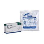 First Aid Only® 21-004 Regular Cold Pack, 5 in L x 4 in W, Plastic, White