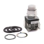 Rockwell Automation 800T-QB24WD1 Illuminated Pushbutton, 30.5 mm, 1NO Contact Configuration, Extended Head without Guard Operator, White