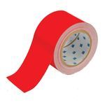Brady® ToughStripe® 104343 Non-Reflective Floor Marking Tape, 100 ft L x 3 in W, Red, B-514 Polyester