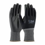 G-Tek® Air Force™ 32-747-XL General Purpose Gloves, Coated/Work Glove, Seamless Style, XL, PVC Palm, PVC, Black, Knit Wrist Cuff, PVC Coating, Resists: Abrasion, Cut and Puncture, Nylon Lining