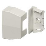 PREMISE WIRING PW2RED Extruded Non-Metallic Latching Standard Raceways Reducer, For Use With WallTrak® Latching Non-Metallic Raceways, 6.5 in L x 4 in W x 1.3 in H, Off-White