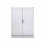 Hoffman P2DO2216 P40 Double PROLINE™ Overlapping Door, For Use With 2200 mm H x 1600 mm W Frames, Steel, Light Gray