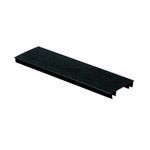 Panduit® HC4BL6 Type HC Hinged Wiring Duct Cover, 6 ft L x 4.39 in W x 0.44 in H, PVC, Black