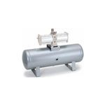 SMC® VBAT05AF-SV-Q Booster Tank, 5 L Tank Capacity, Carbon Steel