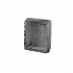 Carlon® Circuit Safe® CC1085 Factory Assembled JIC Enclosure With Clear Lid, 8 in L x 5 in W x 10 in D, NEMA 1/3/3S/3X/3SX/4/4X/12/13, Polycarbonate