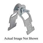 B-Line B2210ZN B2000 2-Piece Pipe Clamp, 1 in, For Use With Thinwall EMT IMC and Rigid Conduit or Pipe, 14 ga Steel, Zinc Plated