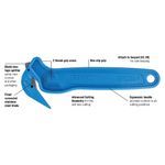 Pacific Handy Cutter™ DFC364MD Film Cutter Recessed and Concealed Blade, 0.35 in W Single Blade, Non-Changeable, Carbon Steel Blade, 1 Blades Included, 6.5 in OAL