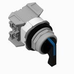 Allen-Bradley 800T-JX17KA7B 800T PB, 30mm Selector Switch, 3 Position Selector Switch, KA7 Cam, No Guards on Terminals, 1 NO 1 NC Std Contacts, 1 NO 1 NC Std Contacts, Knob Lever Maintained, Multi color insert packet, Device with Packaging