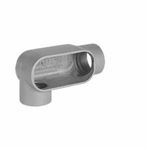 Killark® Duraloy® 7 LR57 Type LR Conduit Body, 1-1/2 in Hub, 7, 26 cu-in, Iron, Tri-Coated