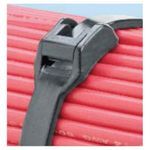 Panduit® Belt-Ty™ ILT2S-C0 Low Profile Standard UV-Resistant Weather-Resistant Cable Tie, 8.3 in L x 0.32 in W x 0.05 in THK, Nylon 6.6, Black