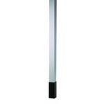 Hubbell Wiring Device-Kellems HBLPPOA Blank Pre-Wired Service Pole, (4) Knockouts Capacity, 4 Outlets, 10 ft 2 in L x 2.13 in W, Aluminum