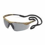 Gateway Safety® 28CM78 Conqueror® Unisex Safety Glasses, Anti-Fog Lens Coating, Gray Lens, Half Framed/Wraparound Frame, Camouflage Frame, Nylon Frame, Polycarbonate Lens, Specifications Met: ANSI Z87.1