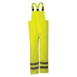 Arc H2O™ R40RL14MD Rain Bib Overall, M, Fluorescent Yellow, FR PU/FR Cotton Knit