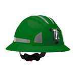 JSP® 280-EV6161MCR2-40 280-EV6161MCR2 Full Brim Hard Hat, HDPE, 6-Point Polyester Suspension, ANSI Electrical Class Rating: Class C, ANSI Impact Rating: Type I, Wheel Ratchet Adjustment