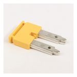 Rockwell Automation Plug-In Center Jumper, 12 mm Center to Center, 2 Pole, Gray, 1492-L Blocks