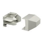 PREMISE WIRING PB3CACF Extruded Non-Metallic Standard Conduit Adapter/Ceiling Fitting With 1/2, For Use With BaseTrak® PB3 Non-Metallic Raceway